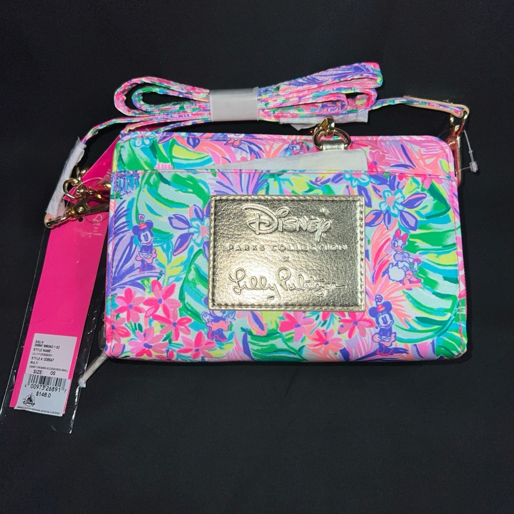 NWT Disney Lilly Pulitzer Bag - Lilly Loves Disney -Minnie And Daisy Crossbody